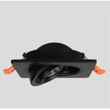 360 Angle adjustable LED Ceiling Spot Light 5W 7W 10W 12W 15W Square LED Recessed Downlight with 12V 24V + LED Driver