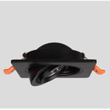 360 Angle adjustable LED Ceiling Spot Light 5W 7W 10W 12W 15W Square LED Recessed Downlight with 12V 24V + LED Driver