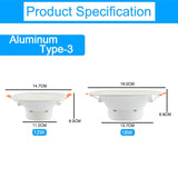 GreenEye Ultra Bright Round LED Downlight 5W 10W 15W Aluminum Bombillas AC 220V LED Down Light Ceiling Recessed Spot Light