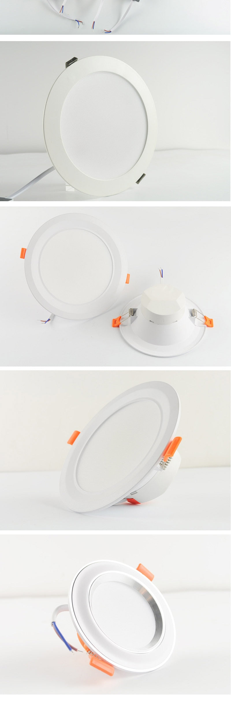 GreenEye Ultra Bright Round LED Downlight 5W 10W 15W Aluminum Bombillas AC 220V LED Down Light Ceiling Recessed Spot Light