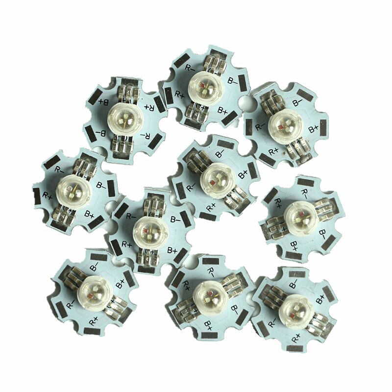 Real Full Watt 1W 3W High Power LED Lamp Bulb Diodes SMD 2.0-3.6V RGB LED Chip For Spotlight Downlight 10-1000Pcs/Lot DIY Beads