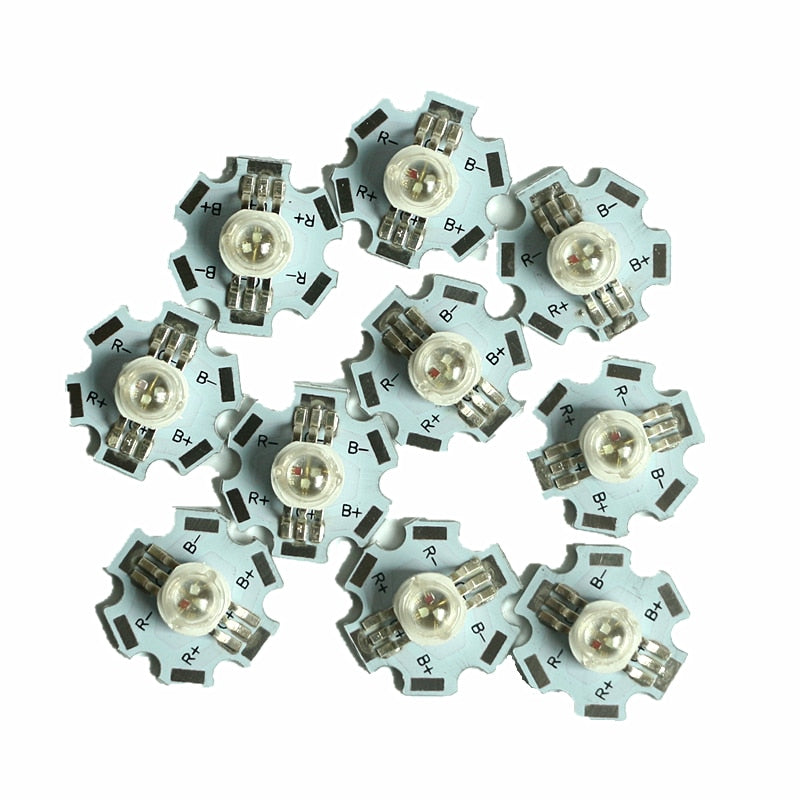 Real Full Watt 1W 3W High Power LED Lamp Bulb Diodes SMD 2.0-3.6V RGB LED Chip For Spotlight Downlight 10-1000Pcs/Lot DIY Beads