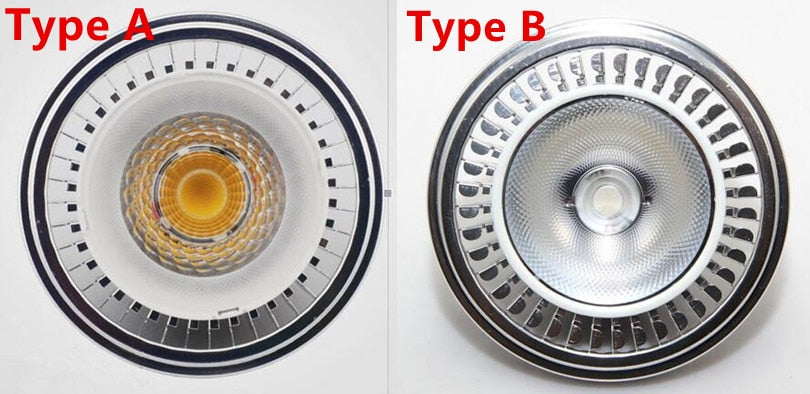 Indoor Home Lighting 10W 15W COB LED Bulb Lamp Spotlight Dimmable Recessed Downlight AR111 QR111 G53 12V AC85-265V