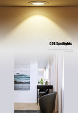 LED Downlight Dimmable 5W 12W 15W Recessed in LED Ceiling Downlight Light AC85-265V LED Downlight Ceiling Recessed Spot Light