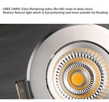 LED Downlight Dimmable 5W 12W 15W Recessed in LED Ceiling Downlight Light AC85-265V LED Downlight Ceiling Recessed Spot Light