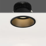 Round Recessed Ceiling Spotlight Dimmable 110V 220V LED COB Downlight With Drive 7W 12W 20W 24W 38° Lamp For Indoor Lighting