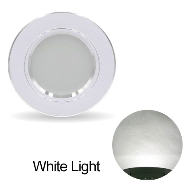 Spot Led Downlights 3W 5W 9W 12W 15W 18W Downlight AC 220V Gold Silver White Ultra Thin Aluminum Round Recessed Led Panel Lights