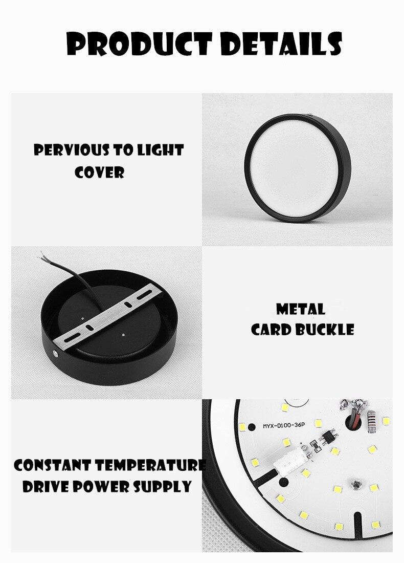 ACETIDE Led Downlight Led Spot Light 220V 5/10/15W 110V Round Downlights Spot Led encastrable Lighting Fixture for Home