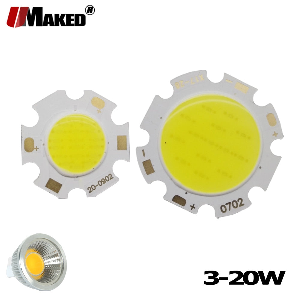 High Power LED COB Chip 300mA Light Beads 3W 5W 7W 10W 15W 20W Integrated Ball SMD Diode For Bulb Spotlight Downlight Lamp DIY