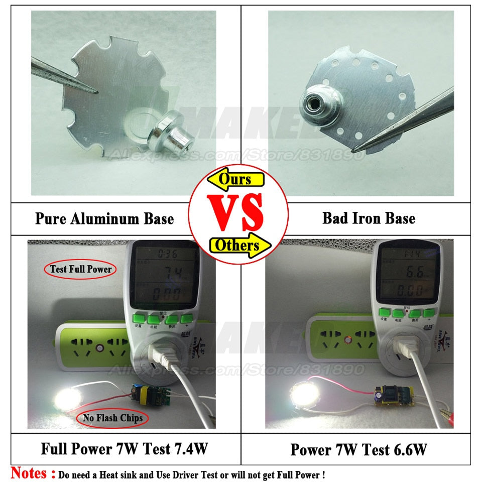 High Power LED COB Chip 300mA Light Beads 3W 5W 7W 10W 15W 20W Integrated Ball SMD Diode For Bulb Spotlight Downlight Lamp DIY