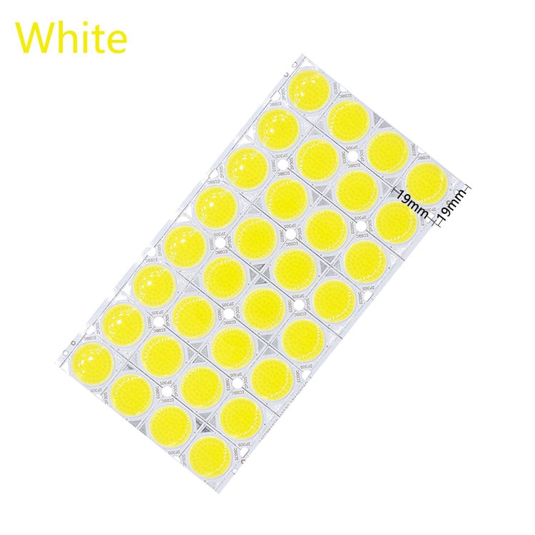 LED COB Light Bulb On Board 32pcs a lot 30W 19*19mm High Power LED Chip Light Lamp Spotlight Downlight Lamps