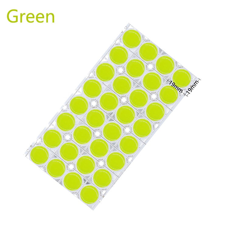 LED COB Light Bulb On Board 32pcs a lot 30W 19*19mm High Power LED Chip Light Lamp Spotlight Downlight Lamps