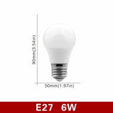 LED Bulb E27 E14 20W 18W 15W 12W 9W 6W 3W 4pcs/lot Lampada LED Light AC 220V Bombilla Spotlight Lighting Cold/Warm White Lamp