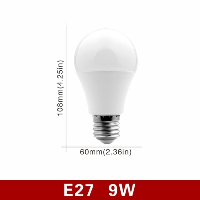 LED Bulb E27 E14 20W 18W 15W 12W 9W 6W 3W 4pcs/lot Lampada LED Light AC 220V Bombilla Spotlight Lighting Cold/Warm White Lamp