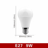 LED Bulb E27 E14 20W 18W 15W 12W 9W 6W 3W 4pcs/lot Lampada LED Light AC 220V Bombilla Spotlight Lighting Cold/Warm White Lamp