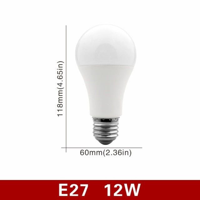 LED Bulb E27 E14 20W 18W 15W 12W 9W 6W 3W 4pcs/lot Lampada LED Light AC 220V Bombilla Spotlight Lighting Cold/Warm White Lamp