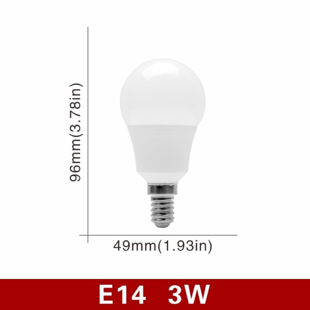 LED Bulb E27 E14 20W 18W 15W 12W 9W 6W 3W 4pcs/lot Lampada LED Light AC 220V Bombilla Spotlight Lighting Cold/Warm White Lamp