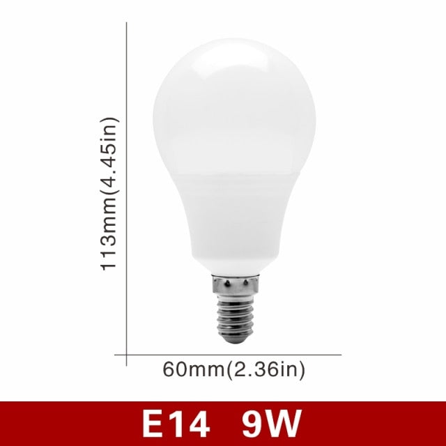 LED Bulb E27 E14 20W 18W 15W 12W 9W 6W 3W 4pcs/lot Lampada LED Light AC 220V Bombilla Spotlight Lighting Cold/Warm White Lamp
