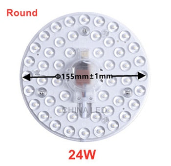 LED Ring PANEL Circle Light 12W 18W 24W 36W AC220V-240V LED square Ceiling board the circular lamp board