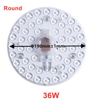 LED Ring PANEL Circle Light 12W 18W 24W 36W AC220V-240V LED square Ceiling board the circular lamp board