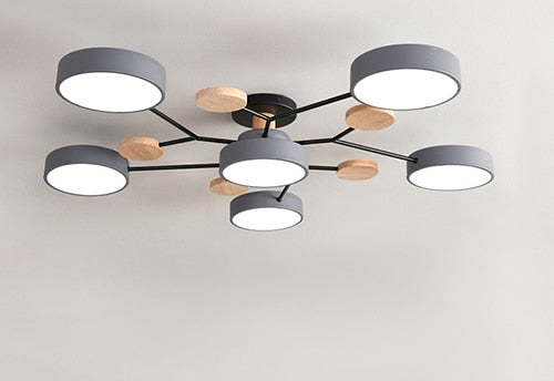 Modern living room LED ceiling lamp bedroom dining room lighting bathroom hotel chandelier factory direct sales