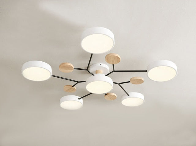 Modern living room LED ceiling lamp bedroom dining room lighting bathroom hotel chandelier factory direct sales