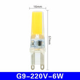 LED G4 G9 E14 3W 6W 4pcs/lot Light Bulb AC/DC 12V 220V LED Lamp COB Spotlight Chandelier Replace Halogen Lamps Cold/Warm white