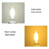 Super Bright G9 LED Light Bulb 6W 9W 12W 15W 220V Glass Lamp Constant Power Light LED Lighting G9 COB Bulbs