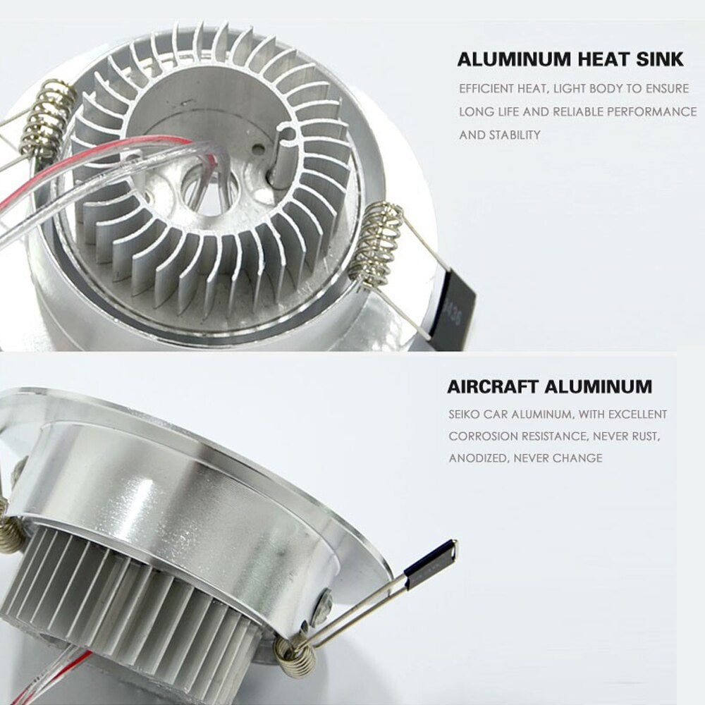 Downlight Led Light Fixture 10PCS 12W 15W 21W 27W 36W 45W 85-265V LED Downlight Home Lighting Spoting Led Recessed Ceiling Lamp