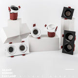 DBF Angle Adjust Square Anti-Glare LED Recessed Downlight 14W 24W 30W Honeycomb Nest Len Ceiling Spot Light Kitchen Living Room