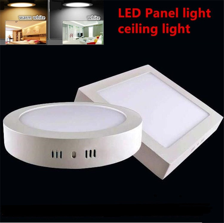 LED Downlight 6W/12W/18W Round/Square Led Panel Light Surface Mounted Downlight lighting Led ceiling down AC85-265V + Driver