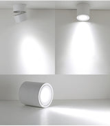 DBF Angle Adjustable Ceiling No-Cut Surface Mounted Downlight 7W 10W 12W 15W LED Ceiling Spot Light for Kitchen Bedroom Decor