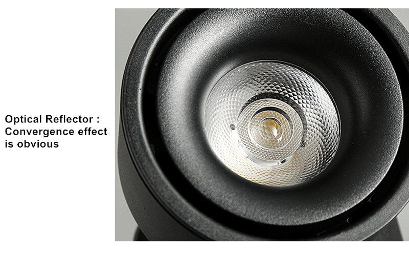 DBF Angle Adjustable Ceiling No-Cut Surface Mounted Downlight 7W 10W 12W 15W LED Ceiling Spot Light for Kitchen Bedroom Decor