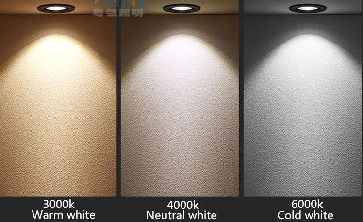 LED ceiling COB Downlight Dimmable ac110-240V 5w 7w 9W 12W 15w Recessed Led ceiling lamp Spot light Bulbs Indoor Lighting