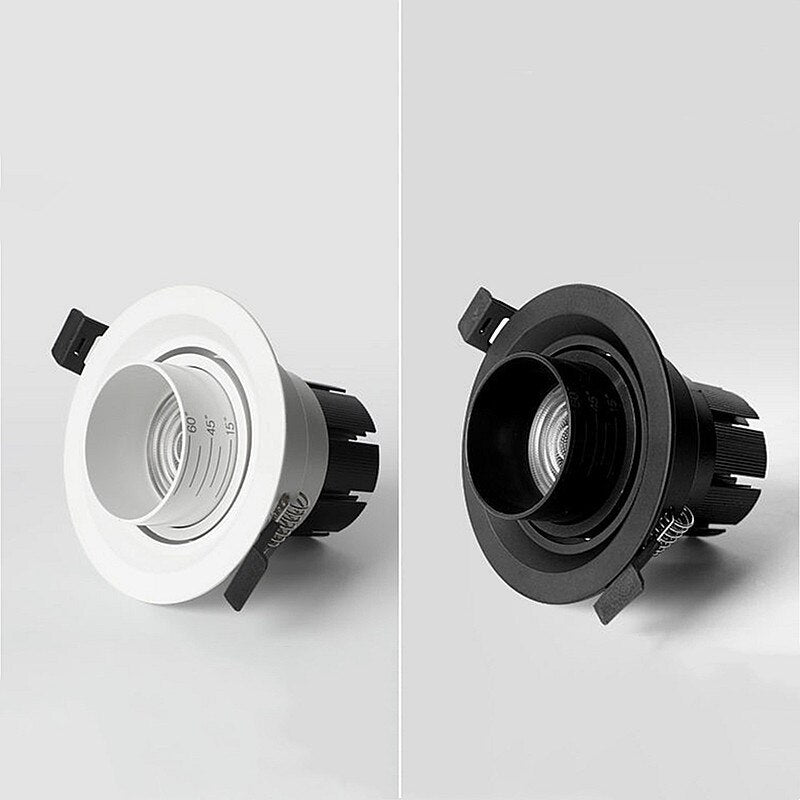 Recessed Dimmable COB LED Downlights 7W 12W 15W 18W 20W 24W LED Ceiling Lamps AC85~265V LED Spotlights Indoor Lighting