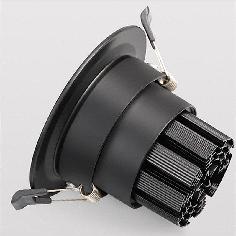 Recessed Dimmable COB LED Downlights 7W 12W 15W 18W 20W 24W LED Ceiling Lamps AC85~265V LED Spotlights Indoor Lighting