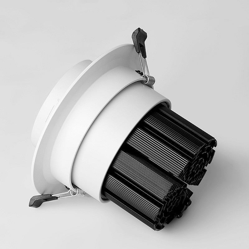 Recessed Dimmable COB LED Downlights 7W 12W 15W 18W 20W 24W LED Ceiling Lamps AC85~265V LED Spotlights Indoor Lighting