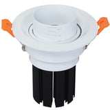 Beam Angle Adjustable 15/45/60 Degrees LED COB Recessed Downlight 5W 10W 15W LED Ceiling Spot Light for Picture Background