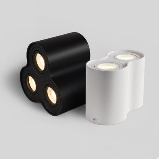 Dimmable Rotating 360° LED Downlights 10W 30W COB LED Ceiling Spot Lights GU10 Light Source LED Background Lamps Indoor Lighting