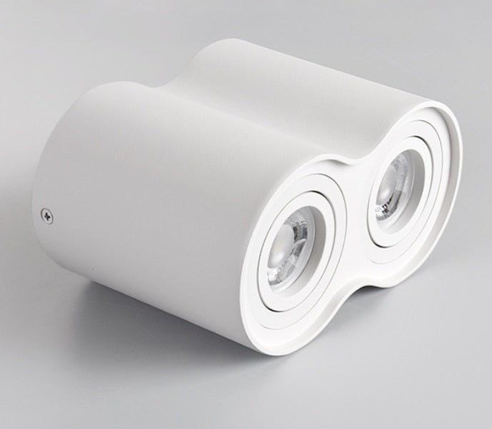 Dimmable Rotating 360° LED Downlights 10W 30W COB LED Ceiling Spot Lights GU10 Light Source LED Background Lamps Indoor Lighting