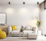 Dimmable Rotating 360° LED Downlights 10W 30W COB LED Ceiling Spot Lights GU10 Light Source LED Background Lamps Indoor Lighting