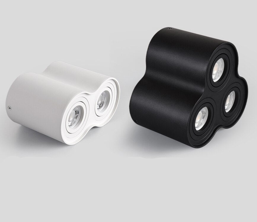 Dimmable Rotating 360° LED Downlights 10W 30W COB LED Ceiling Spot Lights GU10 Light Source LED Background Lamps Indoor Lighting