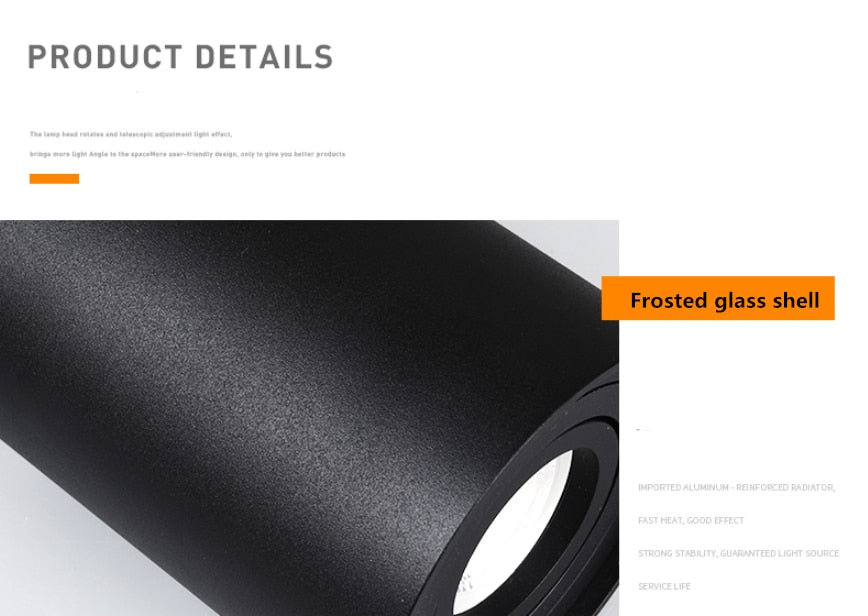 Dimmable Rotating 360° LED Downlights 10W 30W COB LED Ceiling Spot Lights GU10 Light Source LED Background Lamps Indoor Lighting