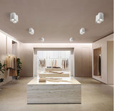 Dimmable Rotating 360° LED Downlights 10W 30W COB LED Ceiling Spot Lights GU10 Light Source LED Background Lamps Indoor Lighting