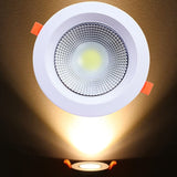 LED Recessed Downlight 7W 10W 15W 30W LED COB Ceiling Lamp AC85-265V Spot Light Bedroom Decor Indoor Lighting lampara led D30
