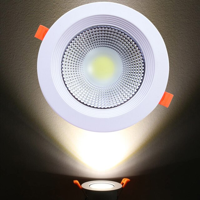 LED Recessed Downlight 7W 10W 15W 30W LED COB Ceiling Lamp AC85-265V Spot Light Bedroom Decor Indoor Lighting lampara led D30
