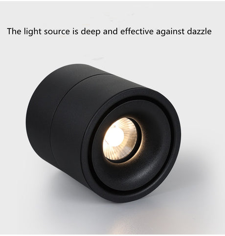 360-degree Foldable LED ceiling spotlights, surface-mounted downlights for bedroom, kitchen, and indoor lighting 8W 10W 12W 15W