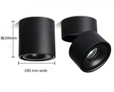 360-degree Foldable LED ceiling spotlights, surface-mounted downlights for bedroom, kitchen, and indoor lighting 8W 10W 12W 15W