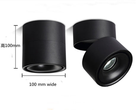 360-degree Foldable LED ceiling spotlights, surface-mounted downlights for bedroom, kitchen, and indoor lighting 8W 10W 12W 15W