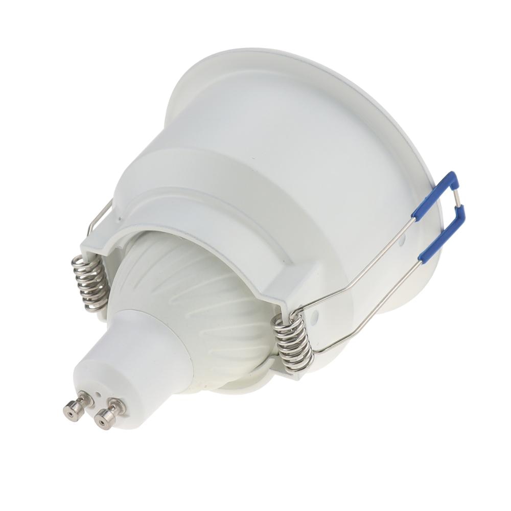 NO adjustable Ceiling Lamp Holder Bases Halogen Light Bracket Cup Aluminum LED Downlight GU10 MR16 spot light Bulb Lamp Holders